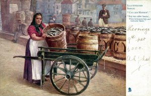 Donna che vende aringhe